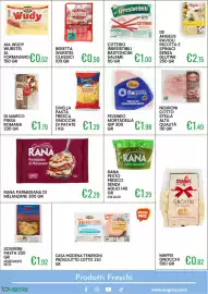Volantino Sugros Pagina 10: Rana pesto fresco senza aglio €1,29, Aia Wudy Wurstel al formaggio €0,52