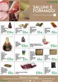Volantino Sugros Pagina 2: San Daniele addobbo €16,99, Miccio olive nere denocciolate €5,19