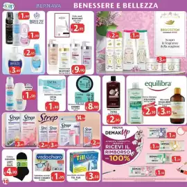 Volantino Bernava Pagina 10: Salviettine occhiali VEDO CHIARO €1,95, Assorbente ascellare Till Flai €3,50