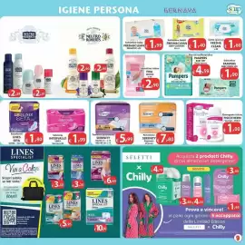 Volantino Bernava Pagina 9: Traversa assorbente Serenity €5,99, Detergente intimo Fisiotherm Classico €1,00