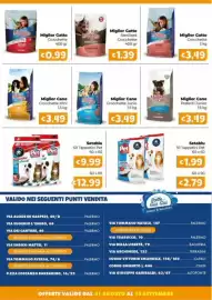 Volantino Le Bolle di Giù Giù Pagina 8: Miglior Gatto Crocchette Adult €3,49, Miglior Cane Preferiti Junior €3,49