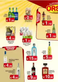 Volantino Orsini Market Pagina 10: Vino Tavernello Bianco - Rosso €1,45, Amaretto Disaronno €10,49