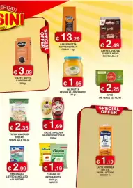 Volantino Orsini Market Pagina 3: Caramelle Ricola Busta €1,19, Valfrutta pesche allo sciroppo €1,95