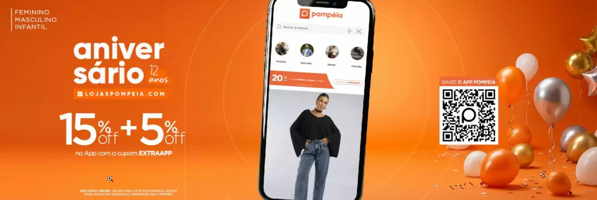 Lojas Pompéia (válido até 30-09)