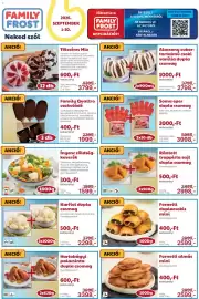 Family Frost akciós újság Oldal 1: Soma eper €3.998,00, Fornetti duplacsokis mini €2.599,00