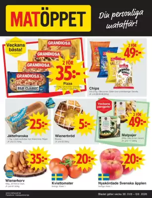 Matöppet (giltig till och med 6-09)