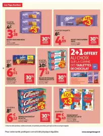 Catalogue Auchan Supermarché page 12: LU Biscuit Petit Écolier €7,13, Milka Biscuit Choco Moo €3,28
