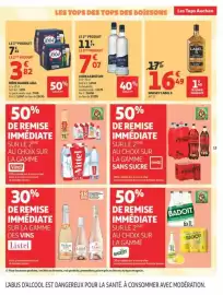 Catalogue Auchan Supermarché page 13: ERISTOFF VODKA €7,07, LABEL 5 WHISKY €16,49