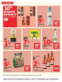 Catalogue Auchan Supermarché page 16: Clément Rhum Blanc Agricole €10,96, CH'TI BIÈRE BLONDE €1,06