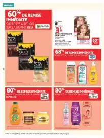 Catalogue Auchan Supermarché page 22: GARNIER OLIA €2,49, L'ORÉAL COLORATION EXCELLENCE CRÈME €12,57