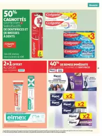 Catalogue Auchan Supermarché page 23: Elmex SENSITIVE €2,49, Signal dentifrice €2,49