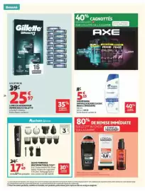 Catalogue Auchan Supermarché page 24: QILIVE TONDEUSE MULTIFONCTION Q.7212 €17,49, Gillette Lames de rasoir €25,97