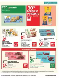 Catalogue Auchan Supermarché page 27: Naten Cookies saveur chocolat noisette sans gluten bio €2,17