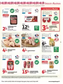 Catalogue Auchan Supermarché page 31: Loué Poulet fermier €6,69, Le Gaulois Filets de Canard €15,99