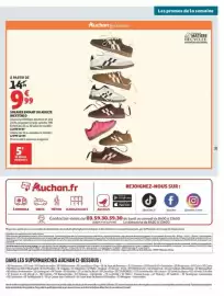 Catalogue Auchan Supermarché page 35: INEXTENSO SNEAKER ENFANT OU ADULTE €9,99