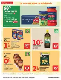 Catalogue Auchan Supermarché page 8: Monster Munch Biscuits soufflés €1,12, CARAPELLI Huile d'olive vierge extra bio €10,49