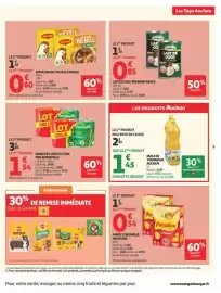Catalogue Auchan Supermarché page 9: Bonduelle Haricots verts extra fins €1,54, Maggi Bouillon de Volaille €0,60