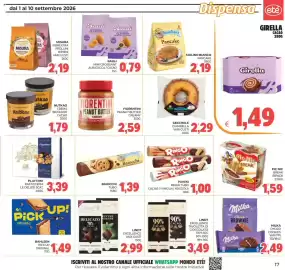 Volantino Eté Pagina 17: Lindt Excellence Tavoletta di cioccolato €3,49, Fiorentini peanut butter creamy €2,59