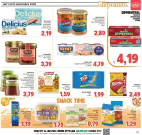 Volantino Eté Pagina 19: Roberto happy pinsa mini €1,59, Simmenthal lessata basso sale classica €4,19