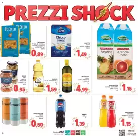 Volantino Eté Pagina 4: Cirio Ceci Fagioli Borlotti Cannellini €0,95, Ferrarelle bibite vari gusti €0,50