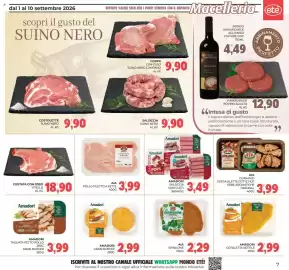 Volantino Eté Pagina 7: Amadori Salsiccia vari gusti €3,49, AIA Pollo filetto a fette €3,99
