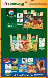 Eurocash gazetka Strona 20: Prażynki, chrupki: Przysnacki €4,99, Chipsy w kotle prazone: Przysnacki €5,65