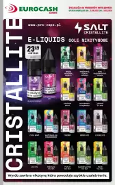 Eurocash gazetka Strona 12: TALT CRISTALITE PEACH ICE TEA €4,99, Salt Cristallite Hibiscus Ice Tea €4,99