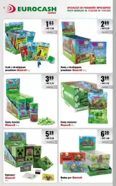 Eurocash gazetka Strona 7: Gumy z strzelającym proszkiem: Minecraft €2,89, Gumy kwaśne: Minecraft €3,99
