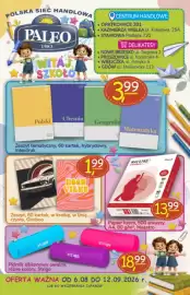 Delikatesy Paleo gazetka Strona 1: Piórnik silikonowy owalny, różne kolory, Strigo €18,99, Papier ksero, A4, Maestro €13,99