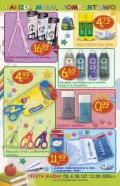 Delikatesy Paleo gazetka Strona 4: Korektor automatyczny w taśmie, mini, 5 m, Academy €6,69, Gumka M, Academy €0,99