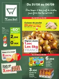 Catalogue Hmarket semaine 36 page 1: Oeufs €3,49, Pom'potes gourdes €6,99