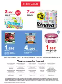 Catalogue Hmarket semaine 36 page 8: Renova Essuie-tout €3,98, Renova Essuie-tout €7,49