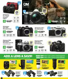 Teds Cameras catalogue Page 12: OM System Pro 50-200mm F2.8 IS Zoom €4.999,95