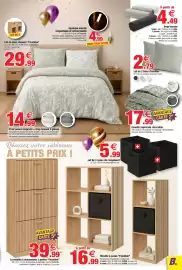 Catalogue Bazarland page 5: Faustine meuble à chaussures 3 portes €39,99, Drap housse €4,49