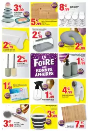 Catalogue Bazarland page 6: Coussin de nuque €2,99, Grive Beurrer avec son couteau €2,79