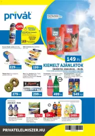 PRIVÁT akciós újság hét 36 Oldal 1: Mars bounty €299,00, Traubisoda €499,00