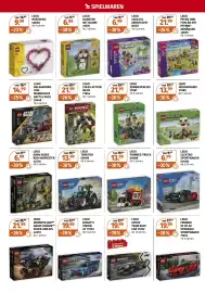 Müller Flugblatt Seite 18: LEGO HAMSTER MIT BLUME €6,99, LEGO HERZDEKO €9,99