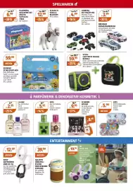 Müller Flugblatt Seite 19: Schmink-Koffer €8,95, Playmobil Geschenk-Set: Erster Schultag €6,99