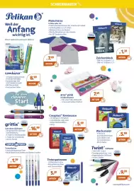 Müller Flugblatt Seite 3: Zeichenblock €1,39, Twist Füllhalter €9,99