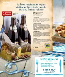 Volantino Bofrost Pagina 2: Degustazione Birre Arcobräu €14,99