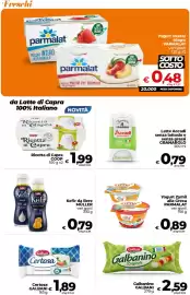 Volantino Ipercoop Radenza Pagina 12: Yogurt Zymil alla Greca Parmalat €0,89, Kefir da Bere Müller €0,79