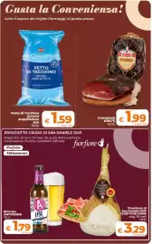 Volantino Ipercoop Radenza Pagina 19: Prosciutto crudo di San Daniele DOP €1,79, Granspeck KING'S €1,99