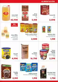 Folleto Cash Unide Página 3: Valor - chocolate €1,75, Abril - aceite €42,95