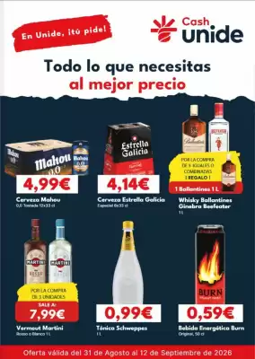 Cash Unide (válido hasta el 12-09)