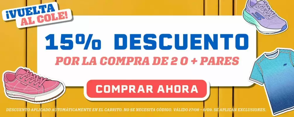 Skechers (válido hasta el 6-09)