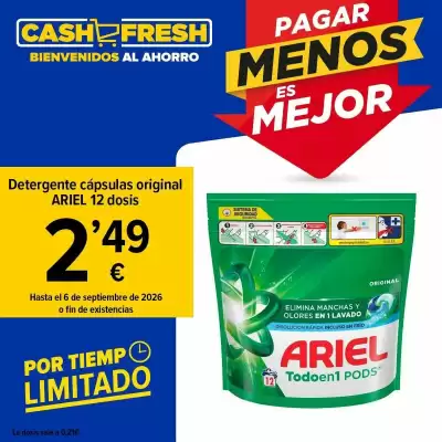 Cash Fresh (válido hasta el 6-09)