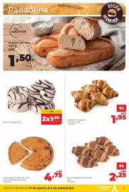 Folleto Alimerka semana 36 Página 9: Empanada artesana de pollo con champiñones €4,75, Berlina rayada €1,00