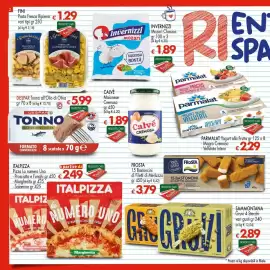 Volantino Despar Pagina 2: Fini Pasta Fresca Ripiena €1,29, Despar Tonno all'Olio di Oliva €5,99