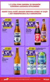 Polomarket gazetka tydzień 36 Strona 10: Piwo Amber Granat-Malina €4,00, Piwo bezalkoholowe Okocim Białe morela €3,50