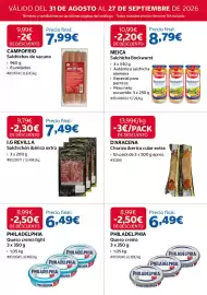 Catálogo Costco Página 16: D'ARACENA chorizo ibérico cular extra €13,99, Philadelphia queso crema €6,49